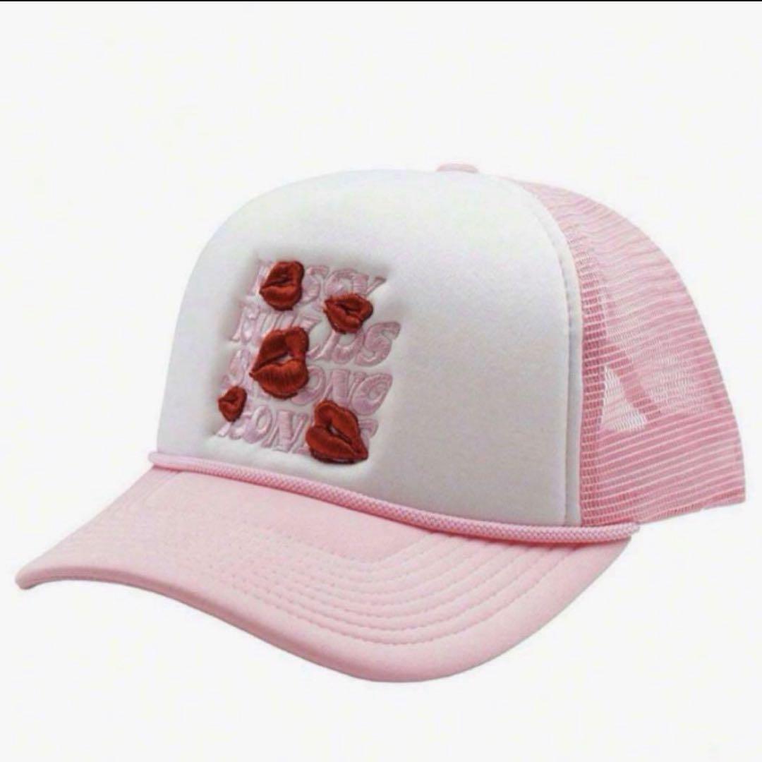 【ラロパ】メッシュキャップ ピンク