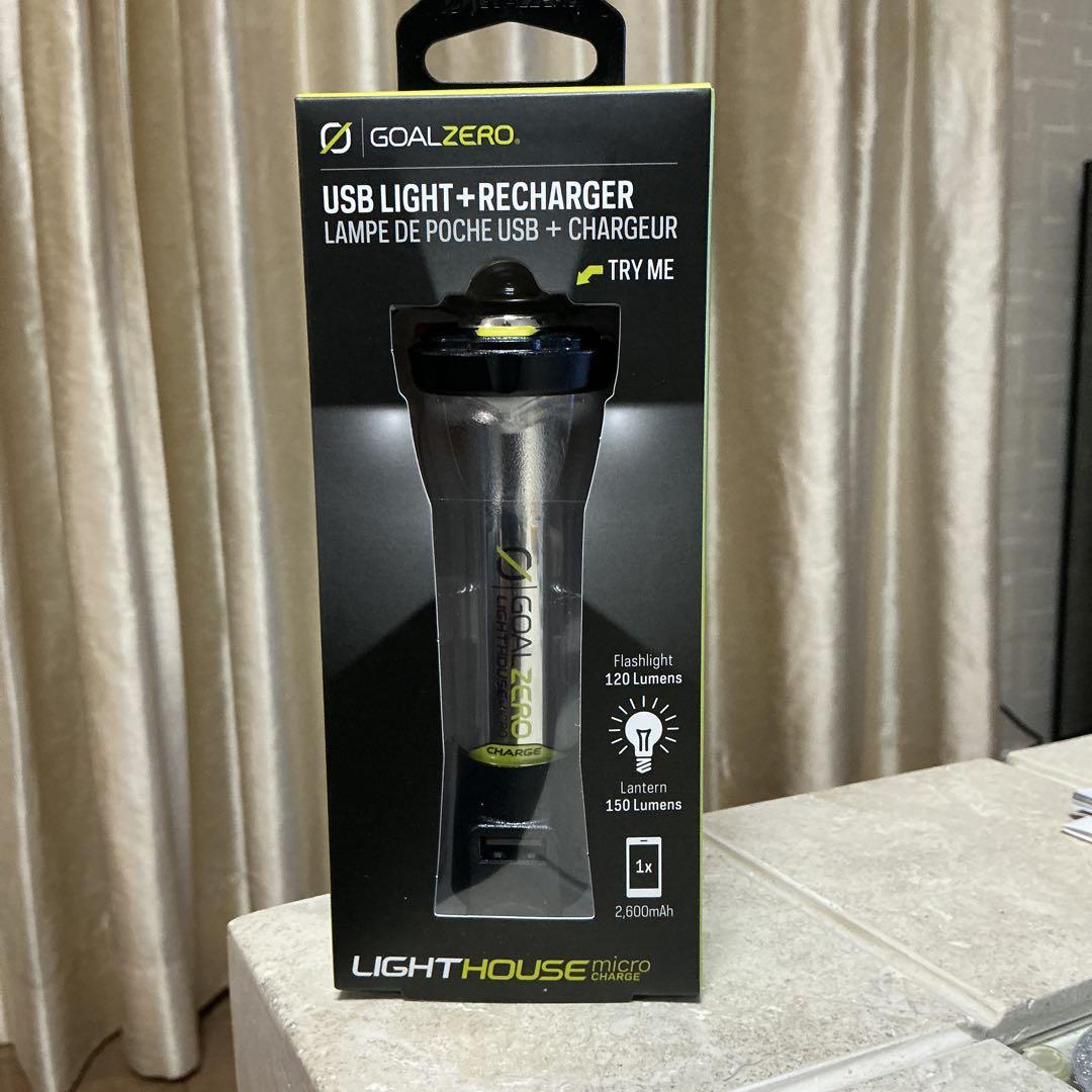 新品3個セットGOAL ZERO LIGHTHOUSE micro charge