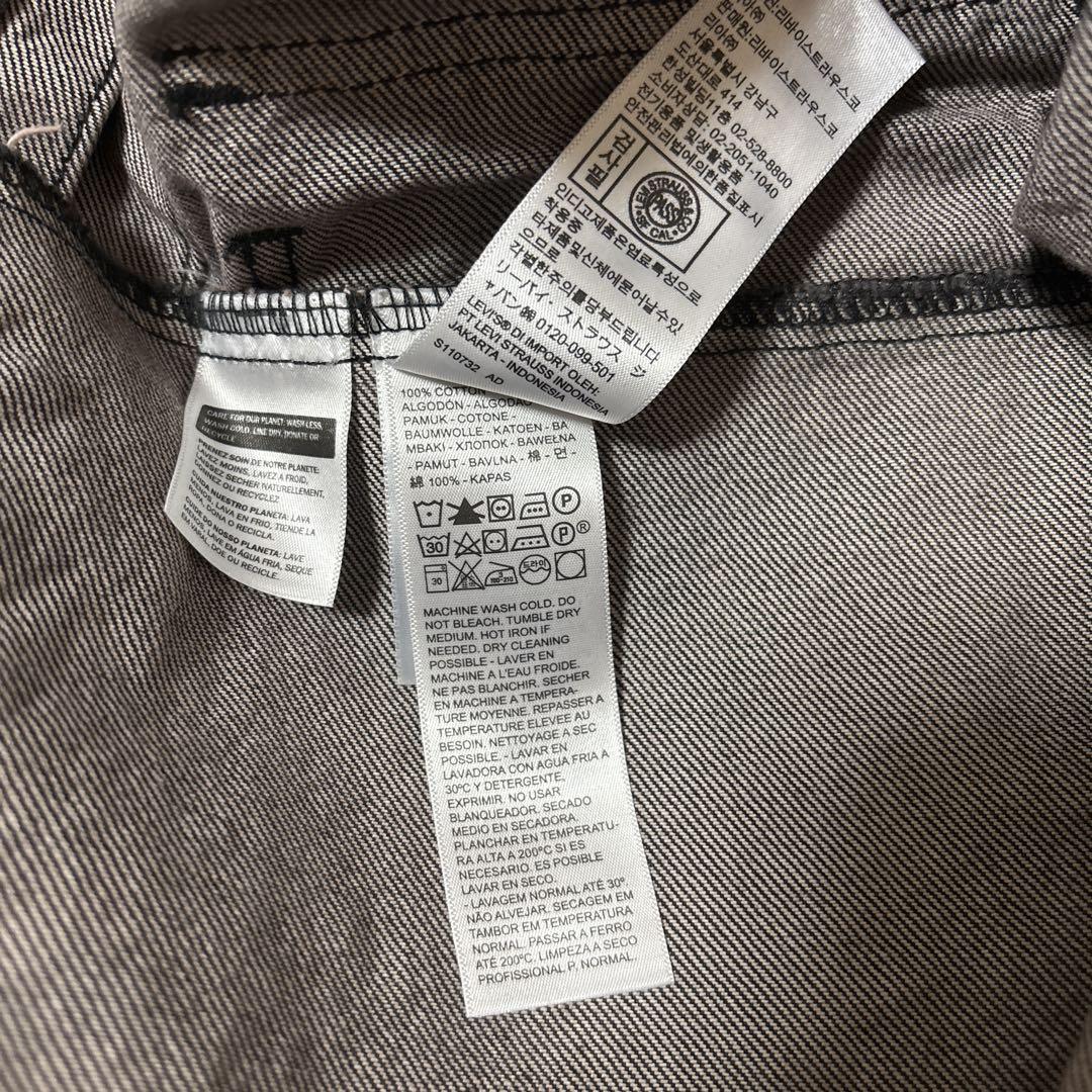 LEVI’S デニムジャケット 黒 サイズM