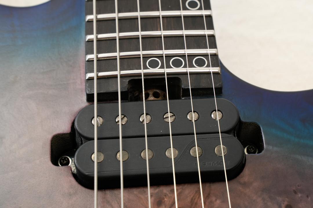 ギター Schecter AD-KM-6 MK-III Keith Merrow KM6 Schecter Keith Merrow KM-6 MK-III Artist in Blue Crimson