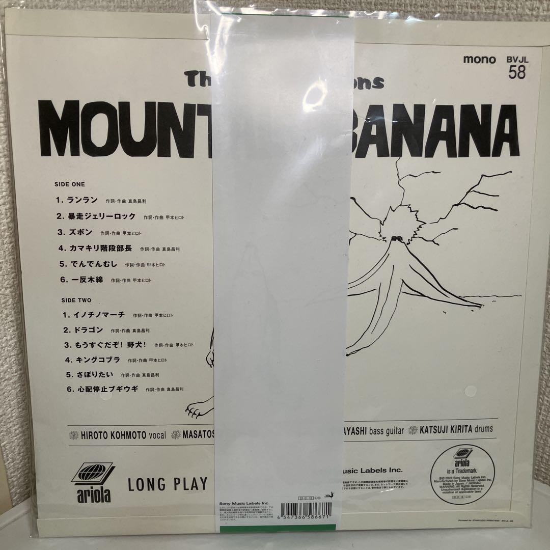 ザ・クロマニヨンズ　マウンテンバナナ MOUNTAIN BANANA レコード