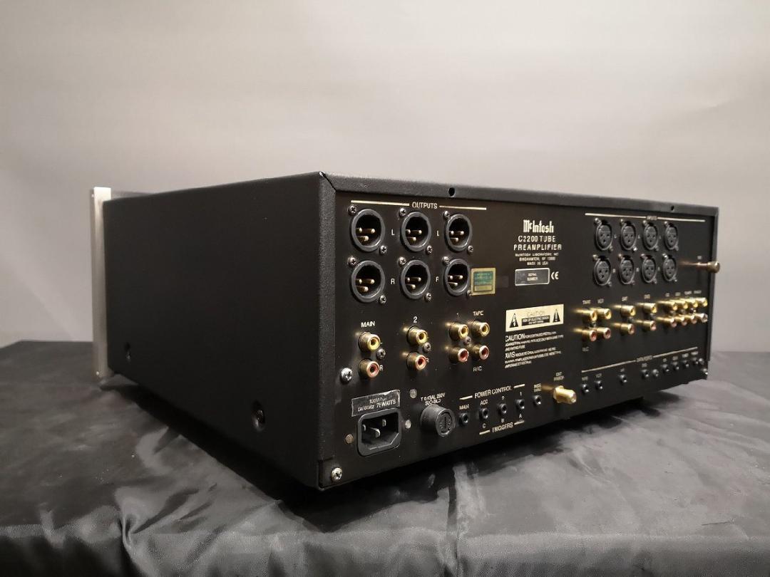 ◆McIntosh C2200 真空管プリアンプ リモコン付　m0a7650 ◇McIntosh C2200 真空管プリアンプ リモコン付 m0a7650 - メルカリ