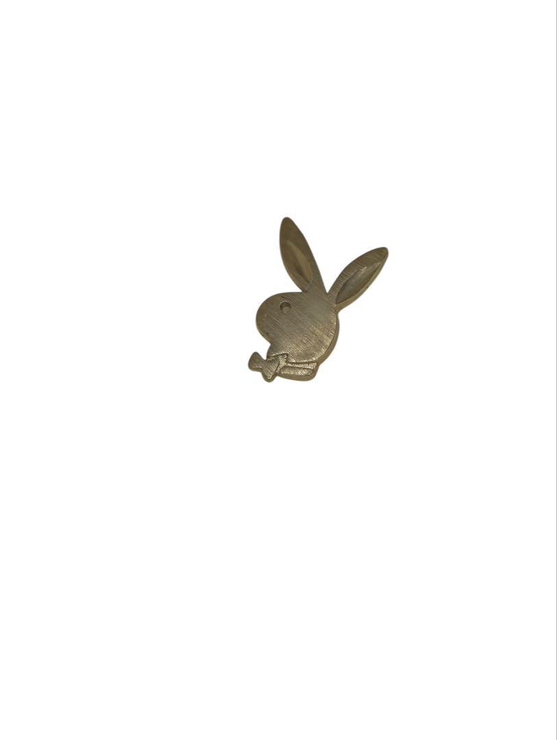 80s PLAY BOY プレイボーイ14金 ピアス