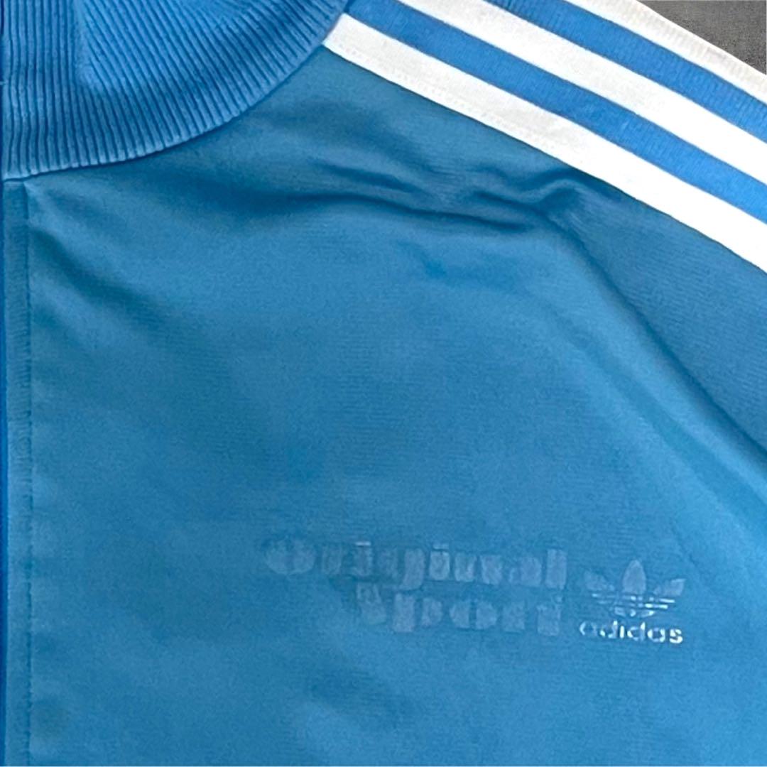 adidas トラックジャケット ゆるダボ あのちゃんブルー 00s Y2K