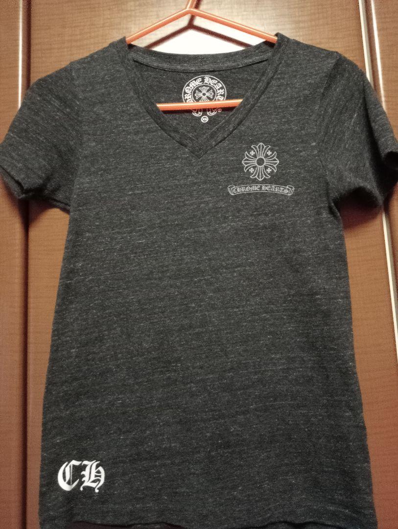 d*9様 Chrome Hearts Vネック Tシャツ　正規品レディースxs