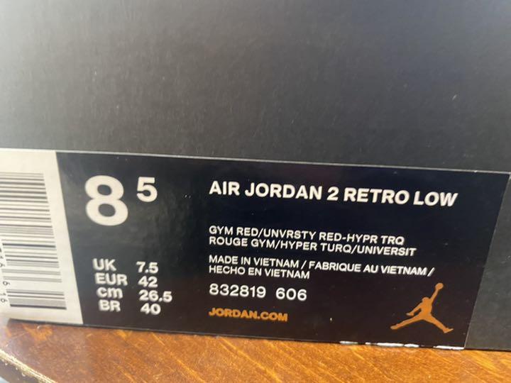 メンズⅯ 2015 NIKE AIR JORDAN 2 RETRO LOW GYM RED 1642N-m81540207092 ⊓ナイキ