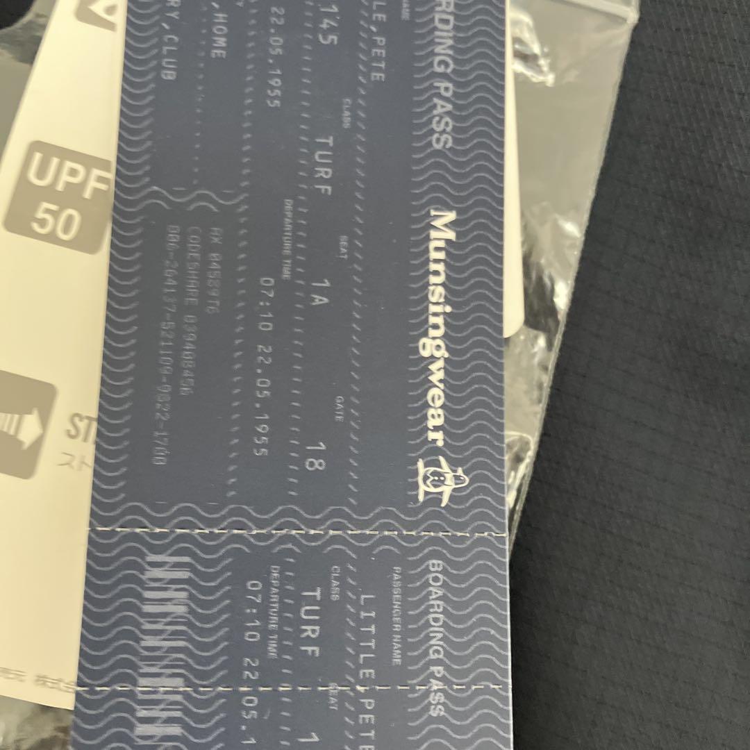 【未使用品】Munsingwear ネイビー パンツ　ウエストサイズ92センチ