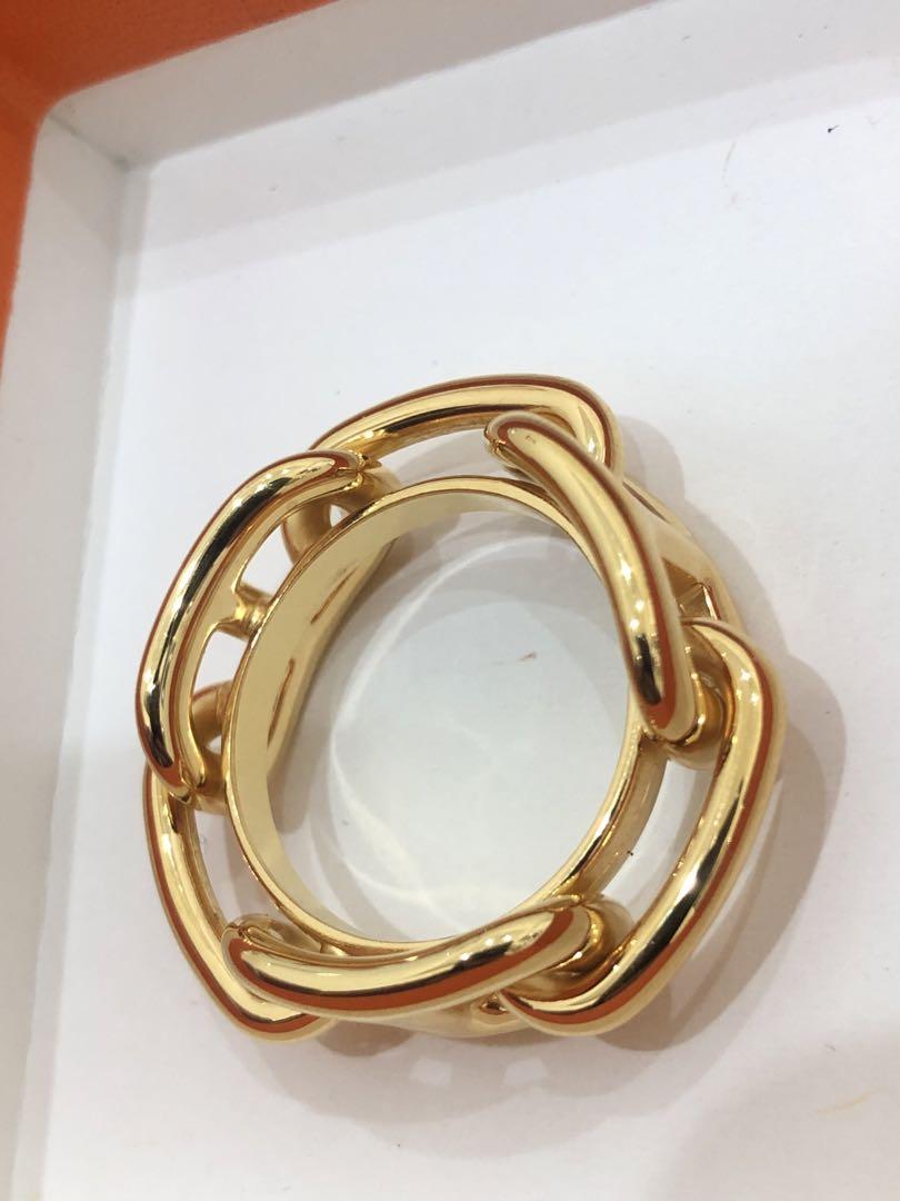 ★HERMES スカーフリング　美品