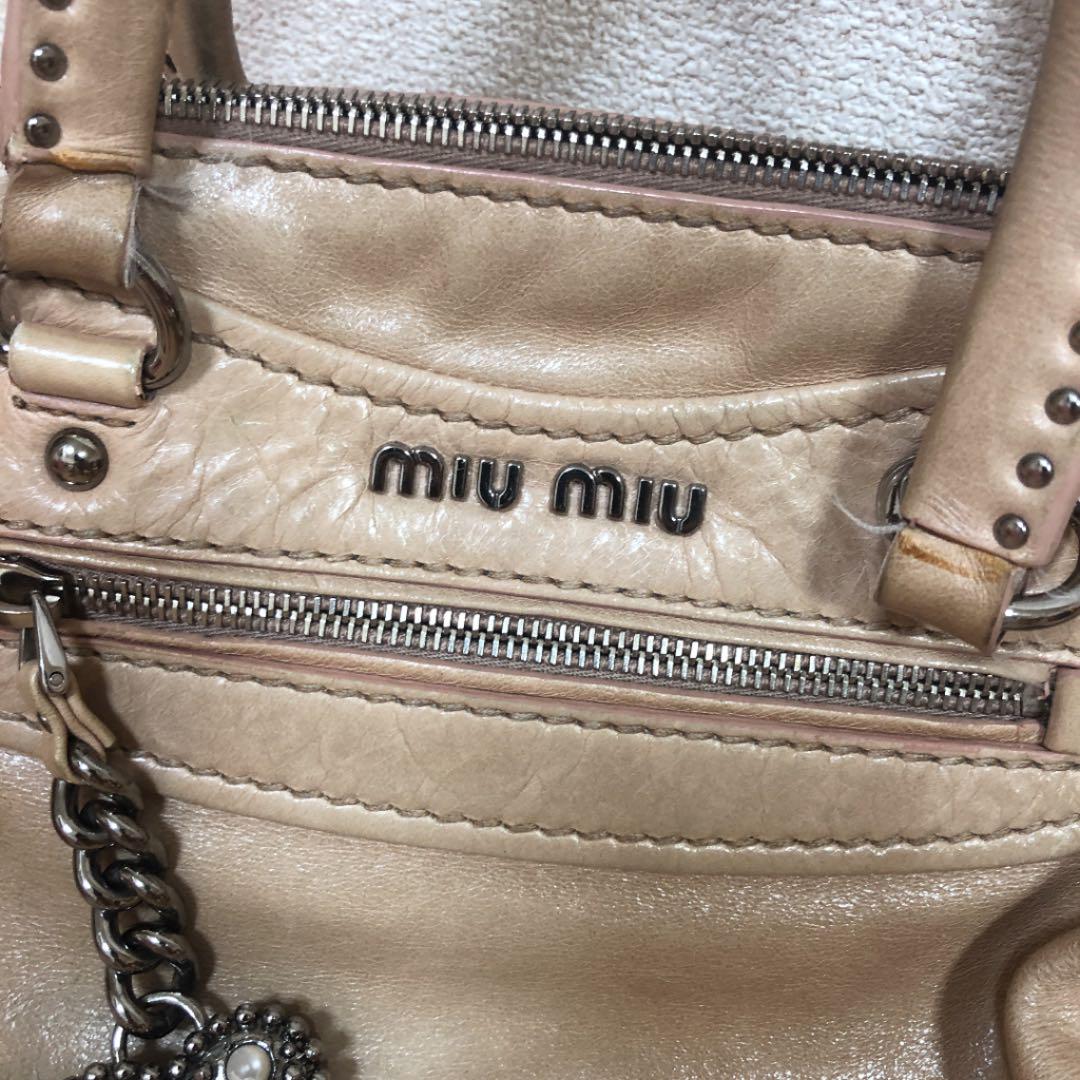 全国無料格安 miumiu ミュウミュウ KiAFu-m81542154520 中古品 定番人気新品