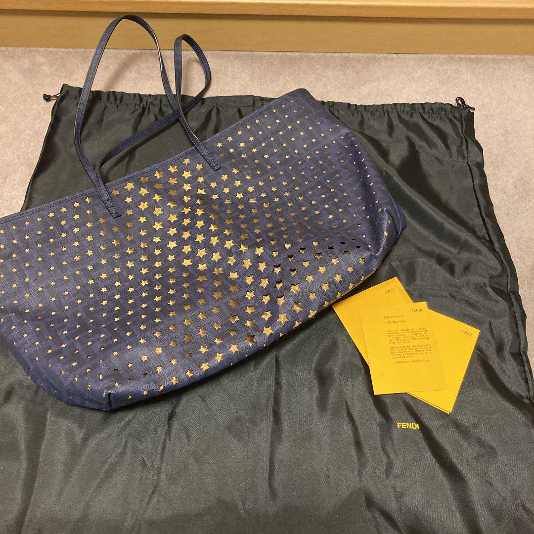 限定SALE低価 週末セール FENDI トートバッグ ネイビー XhfW0-m81542741040 爆買い大得価