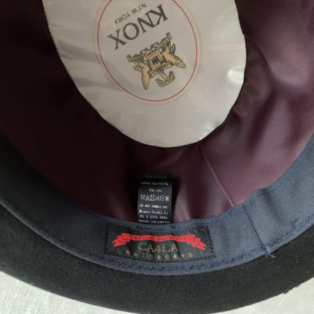 KNOX 】CA4LA カシラ 別注 ボーラーハット 帽子 黒 | Shop at