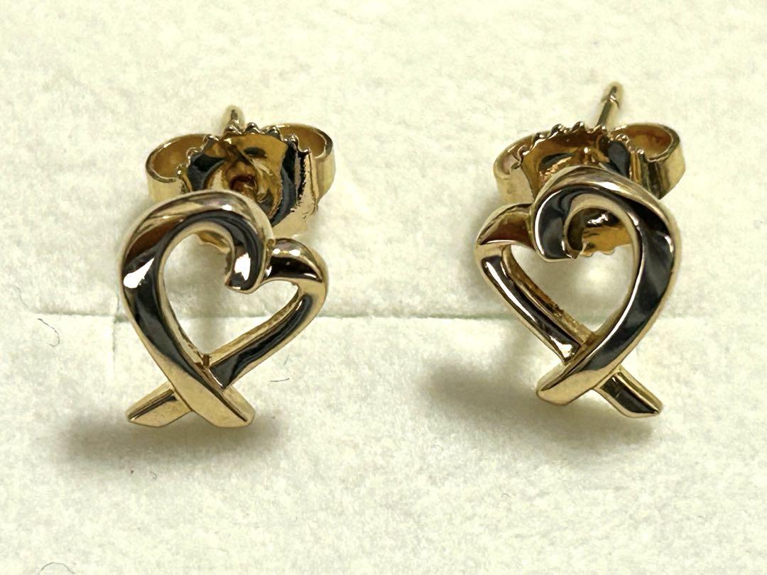 激安挑戦！！ ティファニー ラピングハート ピアス 750(K18) TIFFANY&Co. アクセサリー