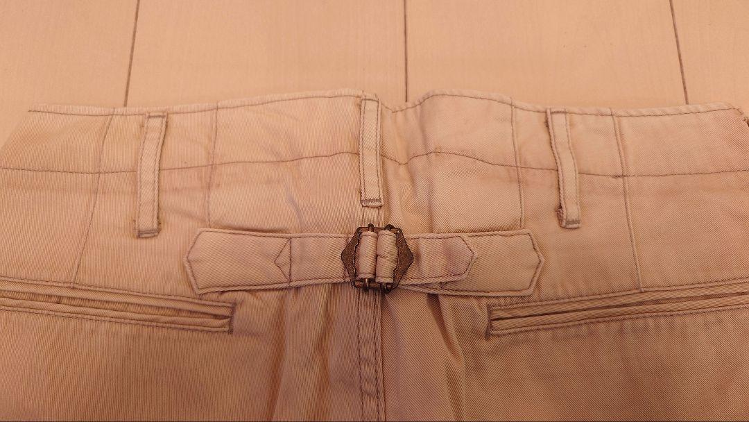 visvim CHINO CUT-OFF BEIGE【1】紙袋・付属品付