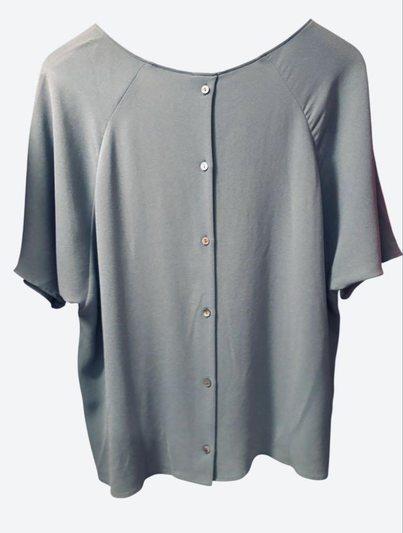 セオリー Theory POWDER CREPE BACK RAGLAN TOP - メルカリ
