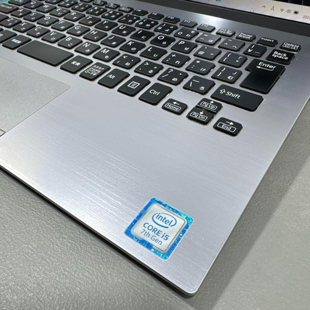 【高性能】VaioS11マットシルバー☘7世代i5☘新品NVMe512GB