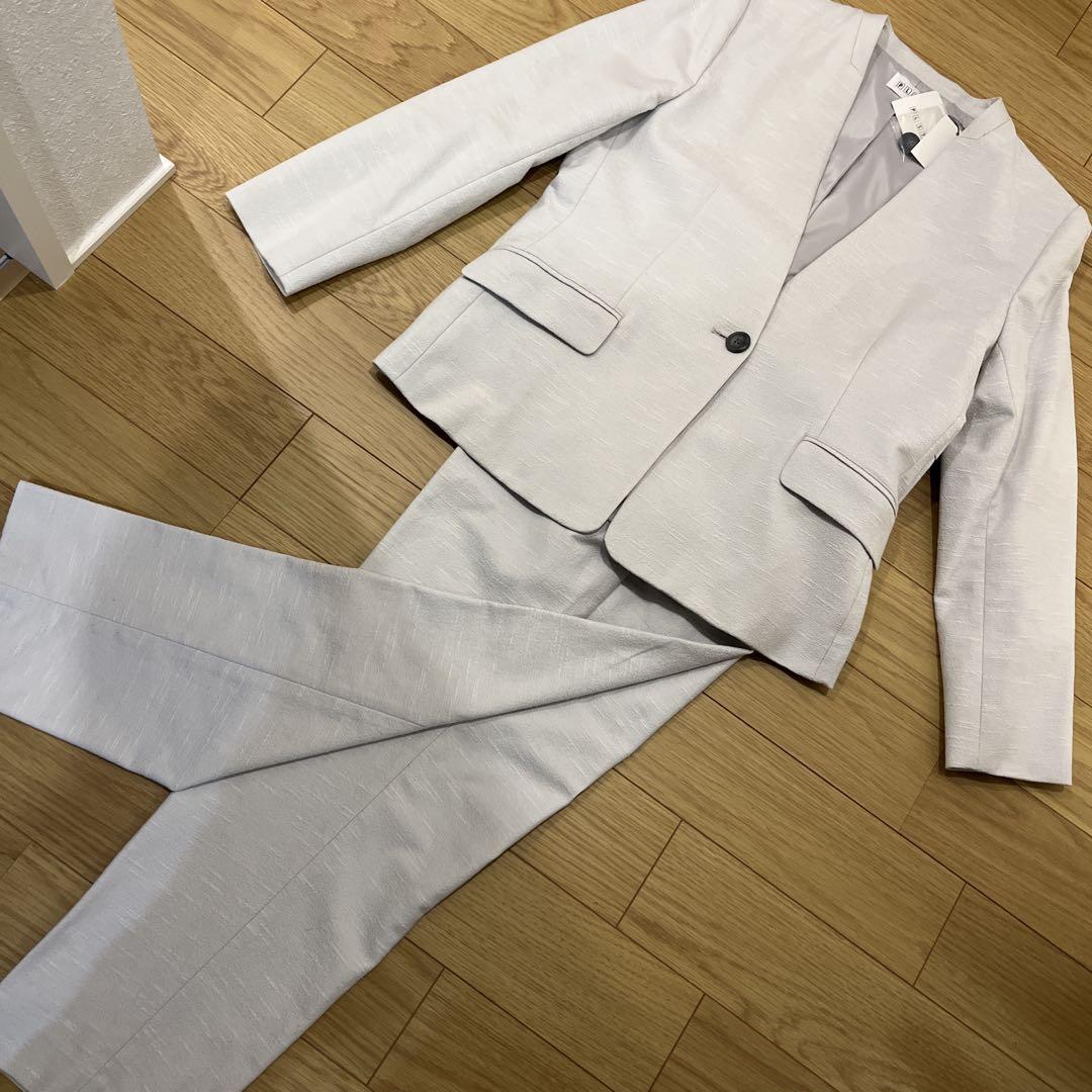 PLST ベージュ パンツスーツ LLサイズ セレモニー