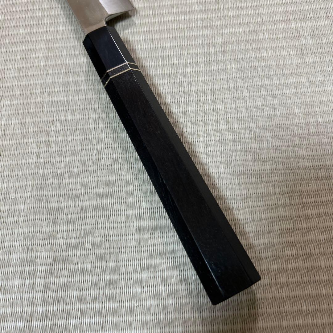 尺　切り付け　柳刃　包丁　和包丁　V金10号　本焼　黒檀黒水牛八角柄 尺 切り付け 柳刃 包丁 和包丁 V金10号 本焼 黒檀黒水牛