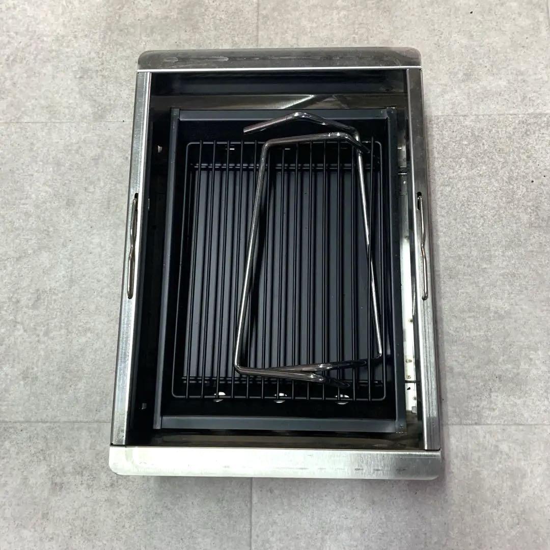 展示品 TNR ステンレス製 組み立て式 バーベキューコンロ 携帯
