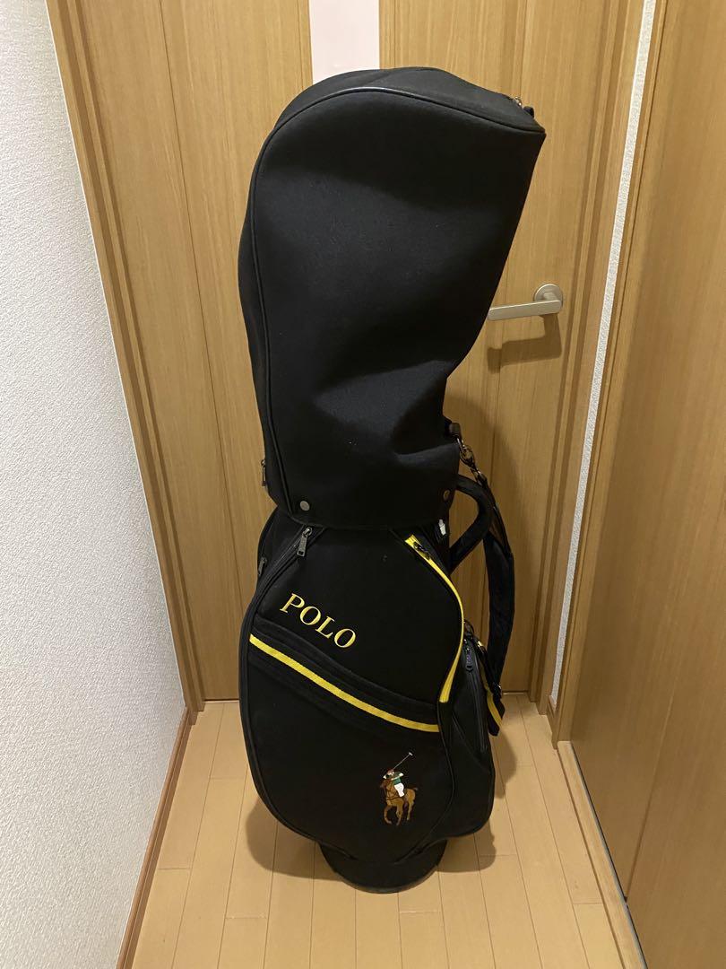 POLO ゴルフバッグ フルキャディバッグ ブラック/イエロー