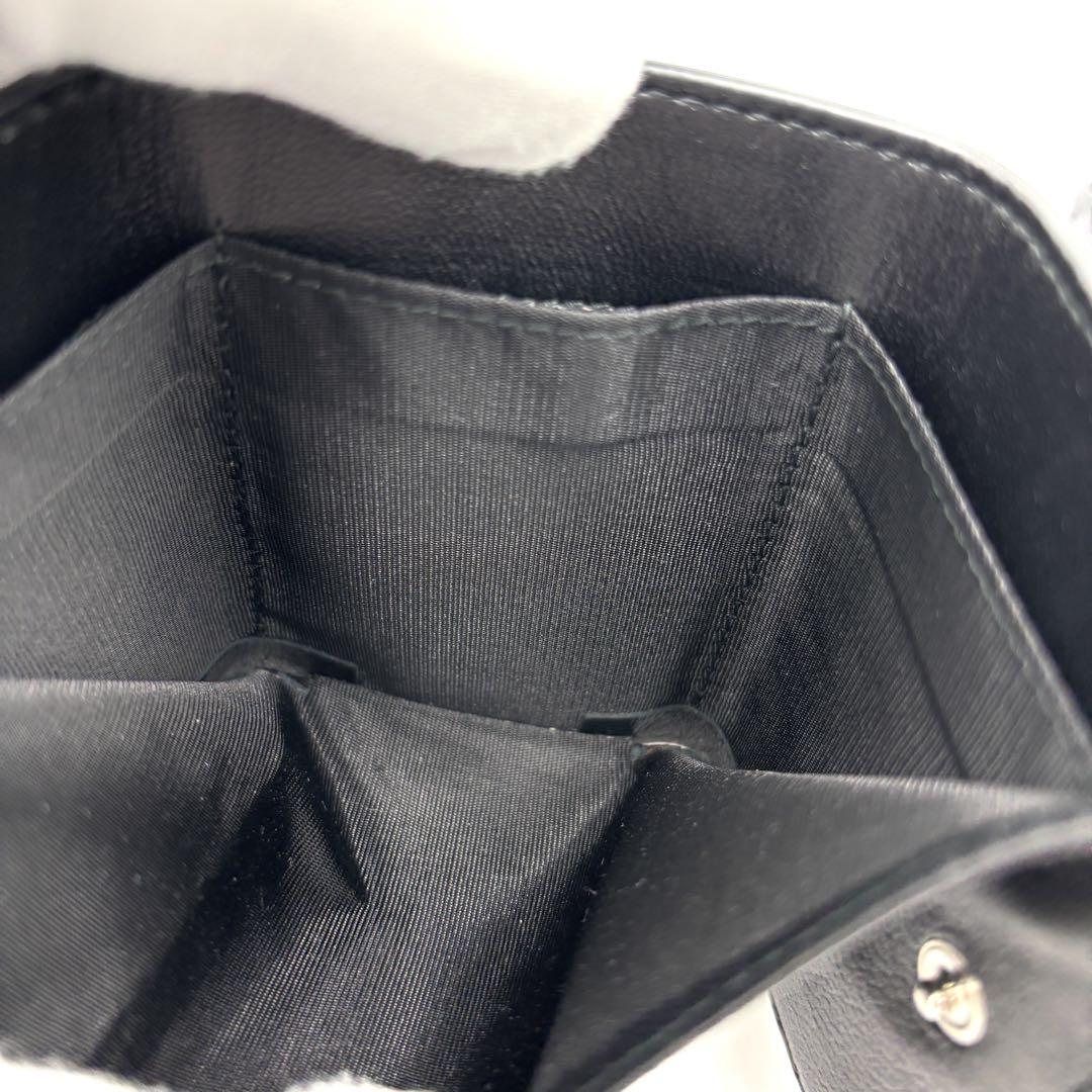 【極美品・付属品完備】バレンシアガ エブリデイ 三つ折り財布 レザー ブラック