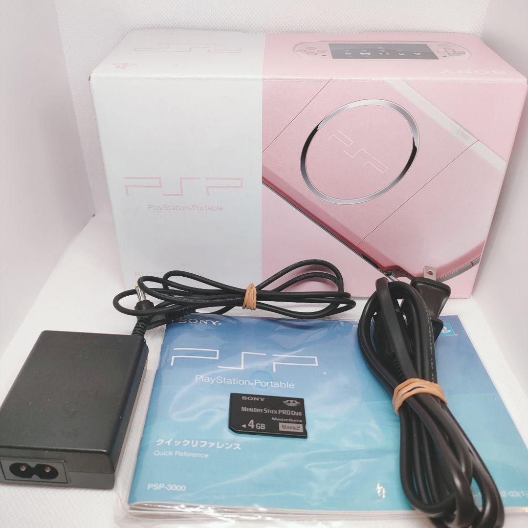 超 PSP3000 ブロッサムピンク 電池ケース付きPlayStation Portable UP786_INFO