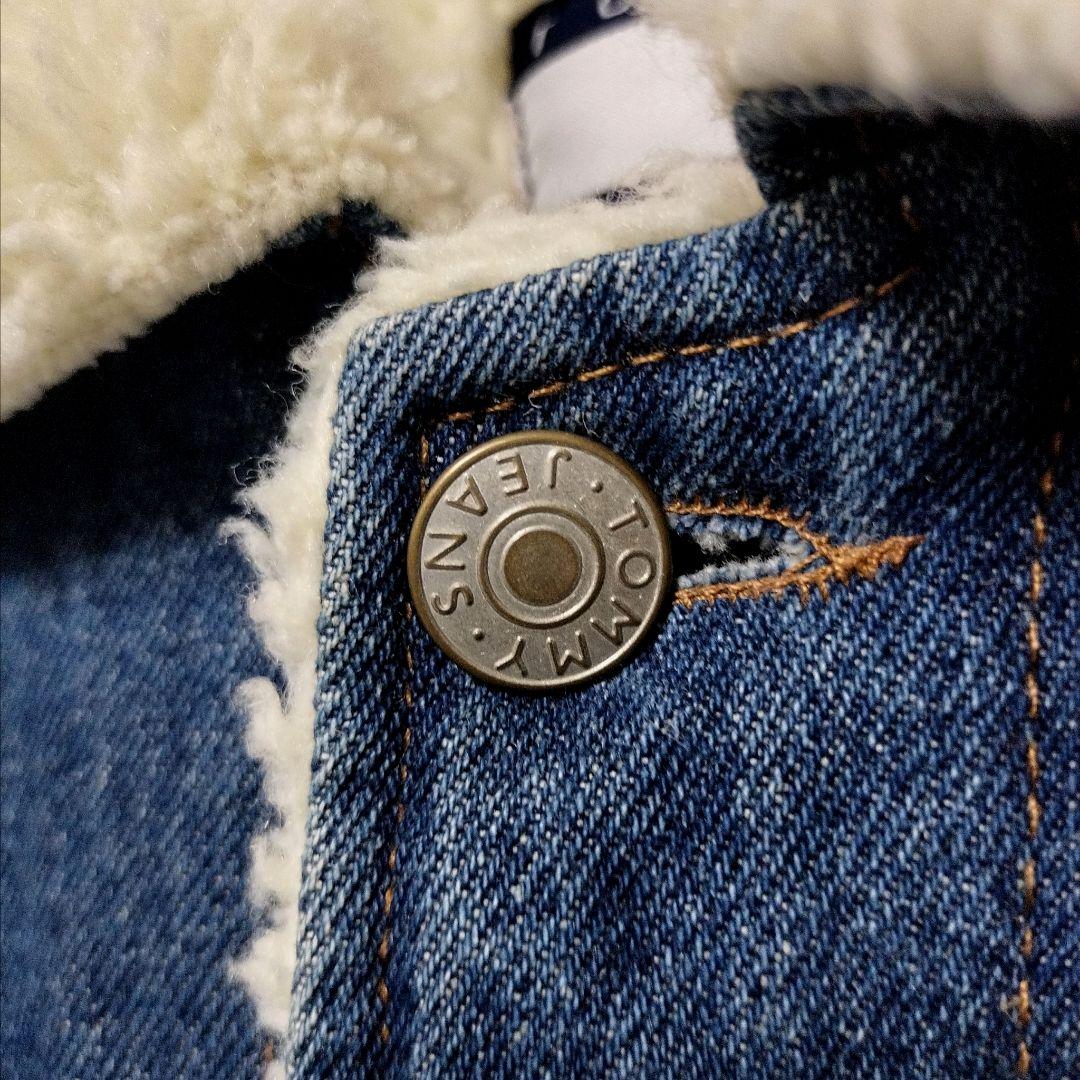 【JEANS】トミージーンズ フラッグロゴ ボア Gジャン XXL
