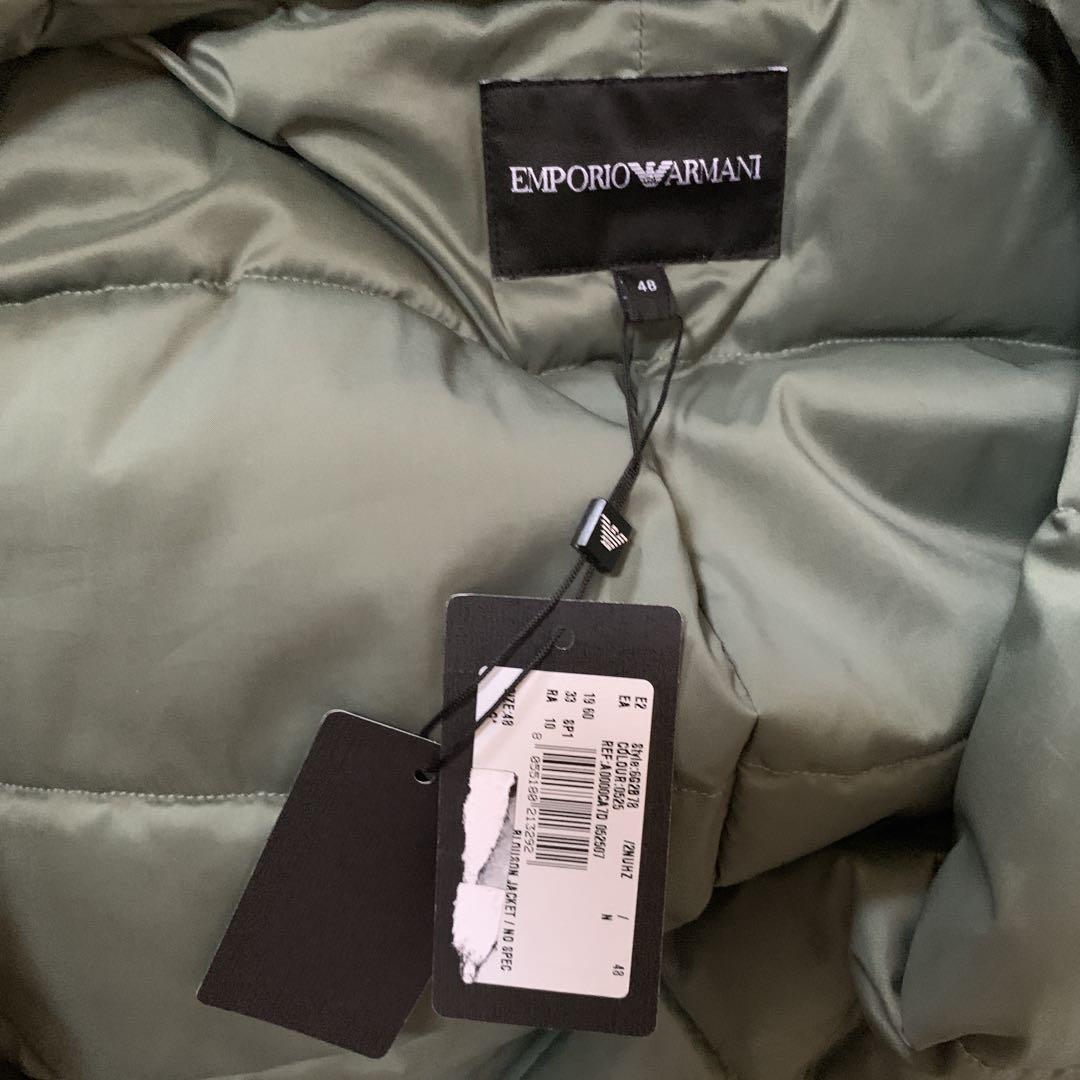 特別価格 新品EMPORIO ARMANI パデットジャケット グリーン ジャケット・アウター