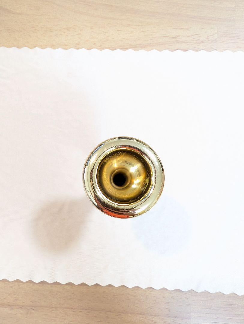 Bach 6-1/2 AL金メッキ 細管 トロンボーン マウスピース 41ZE93vrB+L.jpg_BO30,255,255,