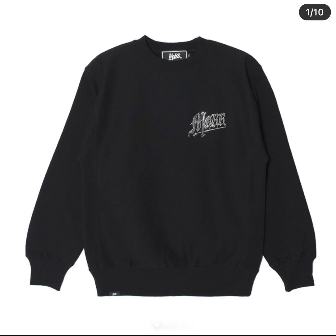 MOBB rinestone スウェットL