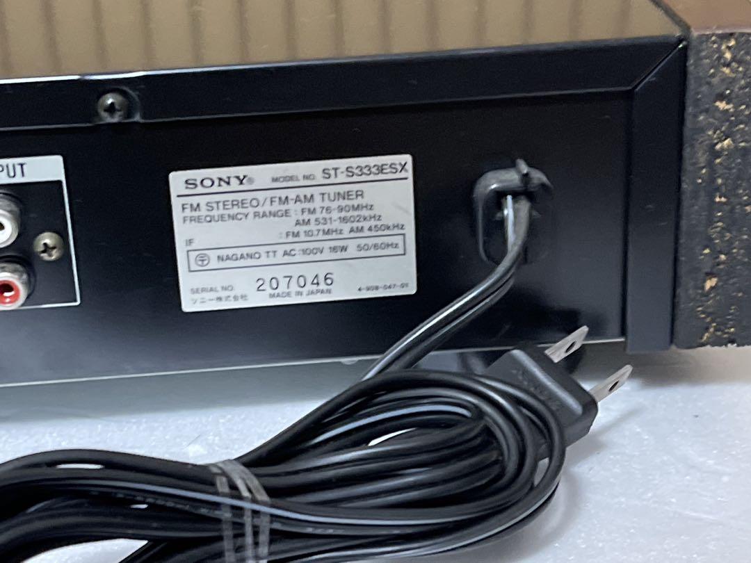 SONY ST-333ESX SONY FM/AM チューナー ソニー