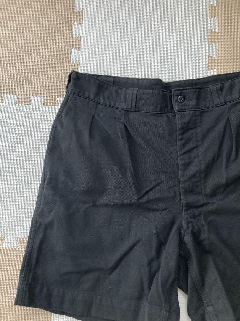 フランス軍 後染め M52 ツータック チノショーツ (Dead Stock