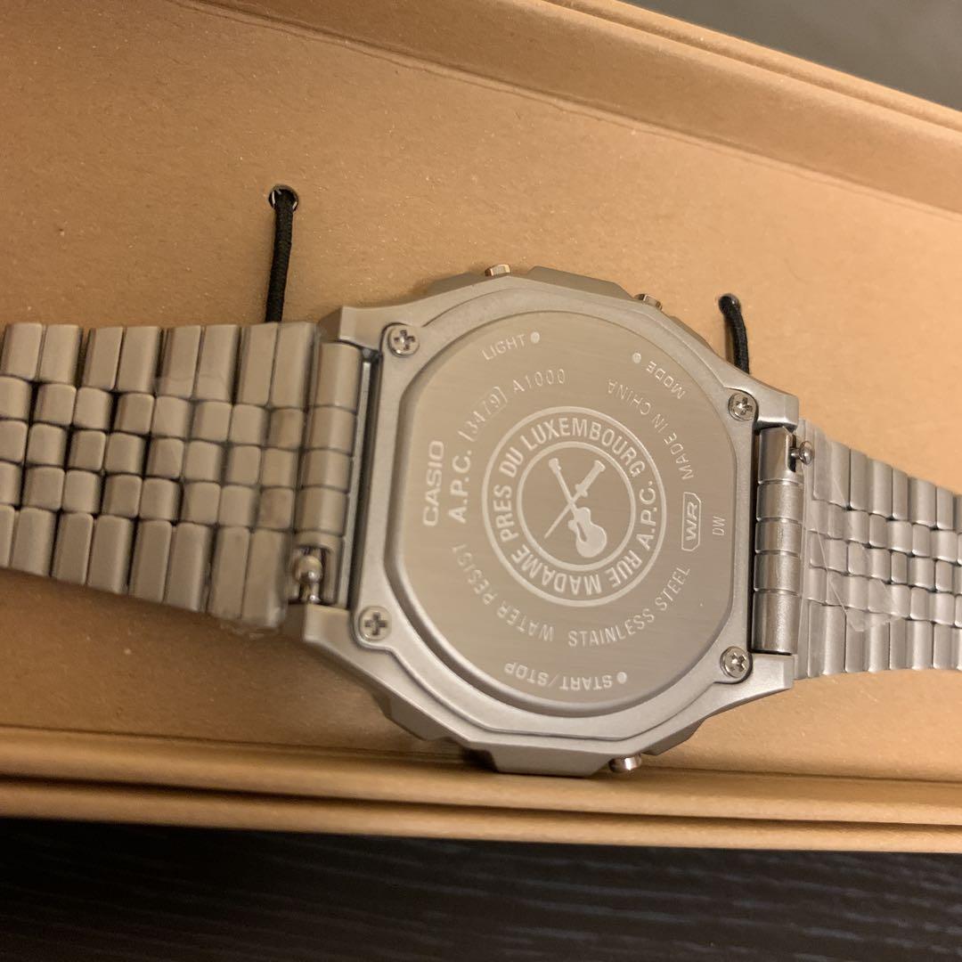 CASIO カシオ A.P.C. アーペーセー コラボ 腕時計 シルバー