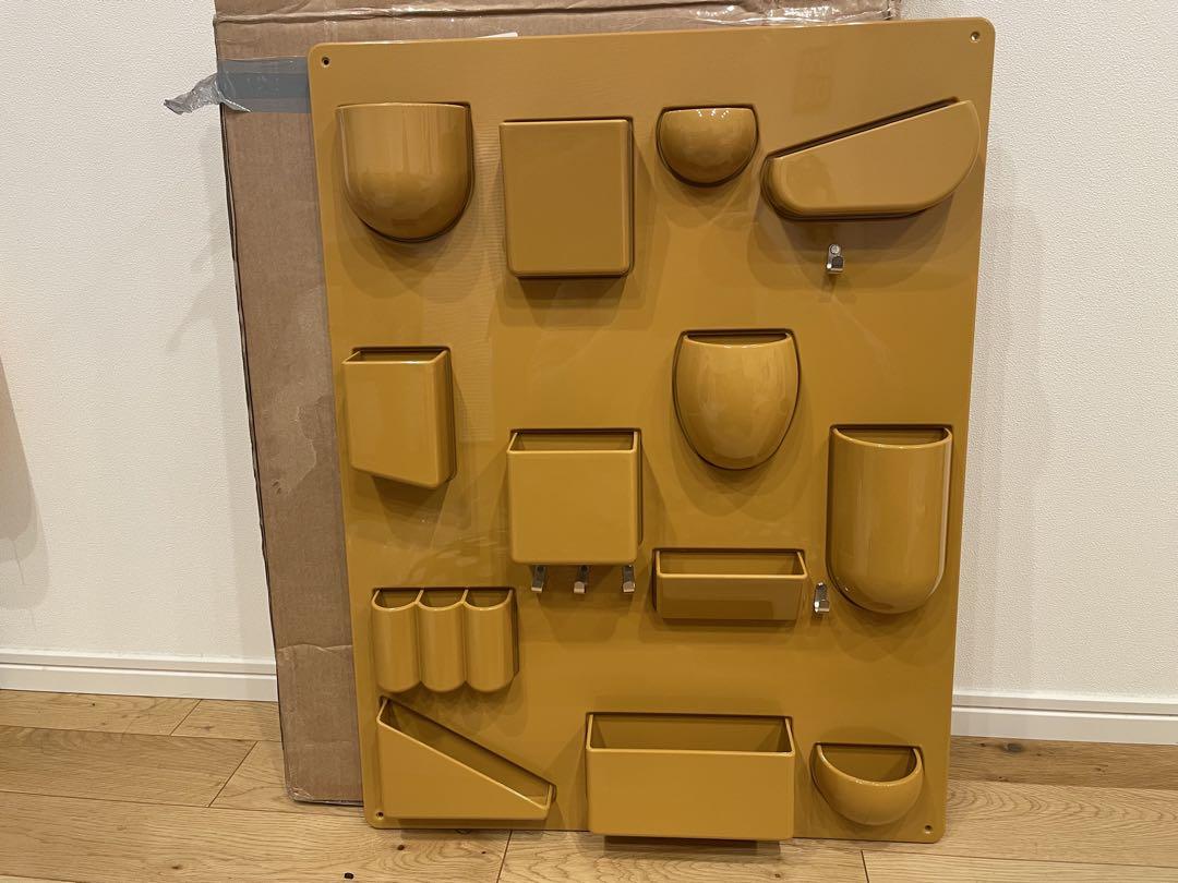 ウーテンシロ　リプロダクト品　ウォールシェルフ　壁面収納　黄色　山吹色