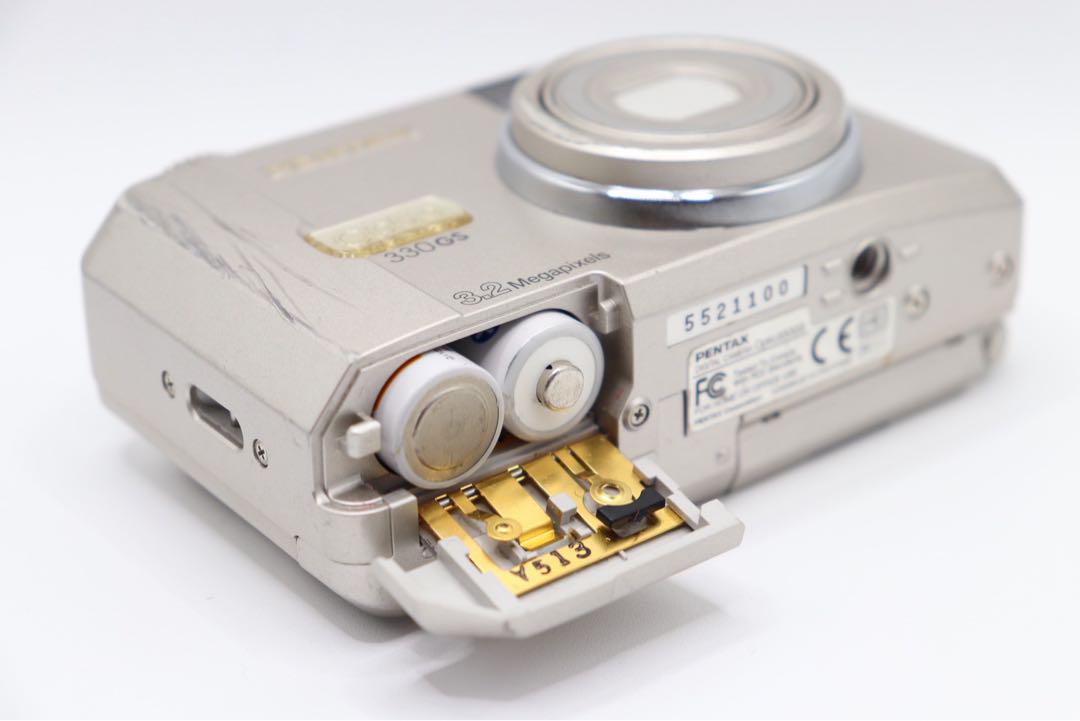 ✨動作確認済み！✨PENTAX Optio 330GS 単3電池で使用可能
