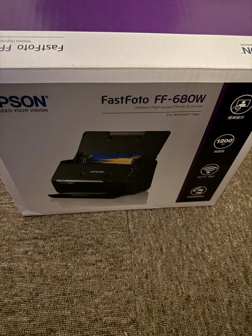 【美品】EPSON FastFoto FF-680W フォトスキャナー