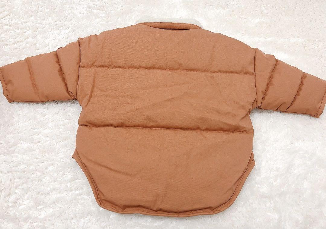 【新品・未使用】PETITBATEAU ボア衿付きジャケット 36m /95㎝