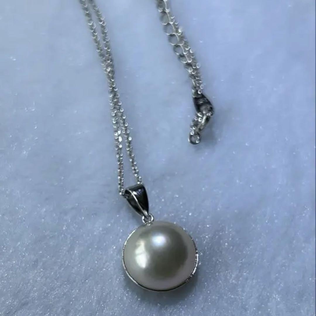 未使用　マベパールSILVER シルバー　銀製　ネックレス