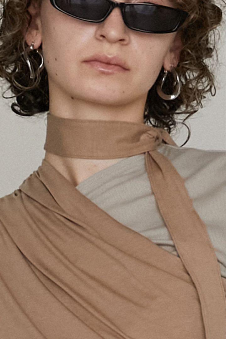 プランクプロジェクト One Shoulder Layered Top
