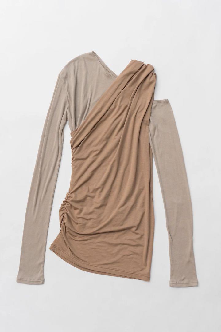 訳あり・アウトレット特集 プランクプロジェクト One Shoulder Layered Top トップス