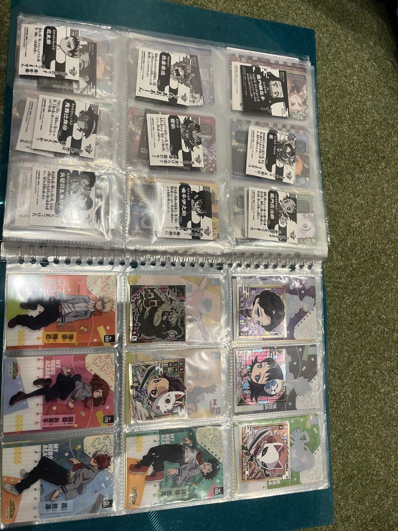 鬼滅の刃 僕のヒーローアカデミア カード シール