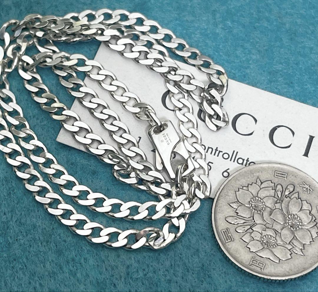 極美品‼️GUCCI 3.7ミリ 喜平チェーンネックレス
