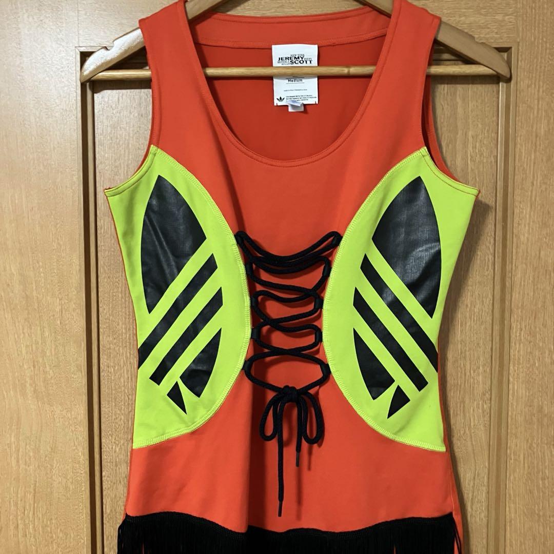 【雰囲気抜群❗️】adidas jeremy scott チュニックワンピース 雰囲気抜群❗️】adidas jeremy scott チュニックワンピース