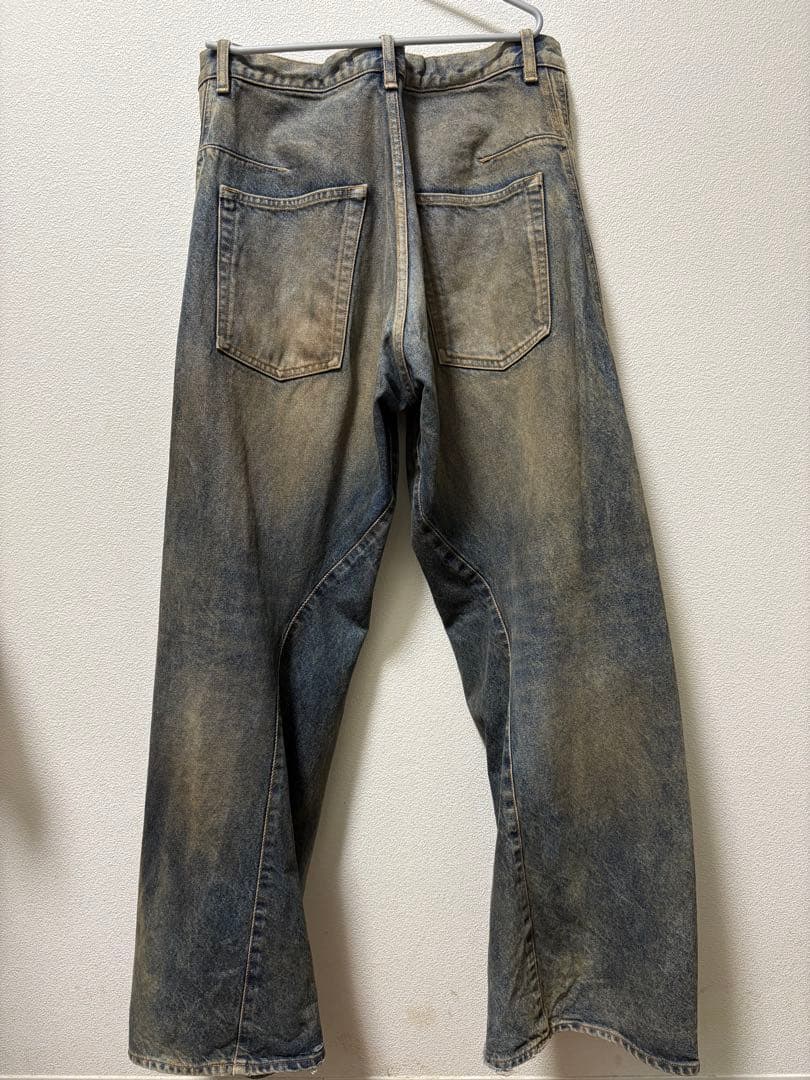 【NVRFRGT】3D Twisted Wide Leg Jeans 【NVRFRGT】3D Twisted Wide Leg Jeans