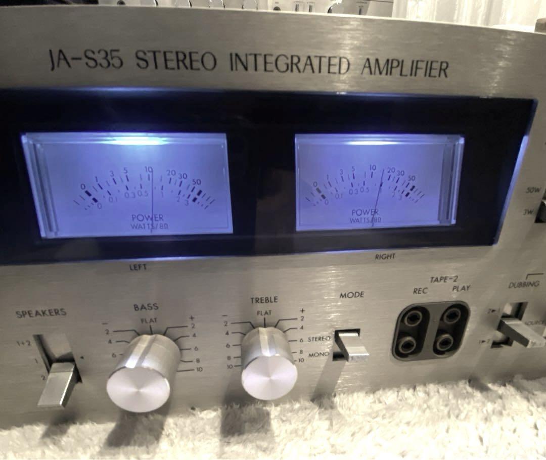 Victor プリメインアンプJA-S35 ビクター パワーメーターLED ②Victor プリメインアンプJA-S35 ビクター パワーメーターLED