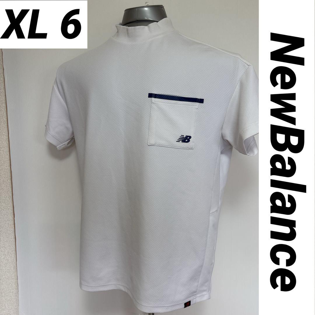【Newbalance golf】半袖モックネック　XLサイズ　ゴルフウェア