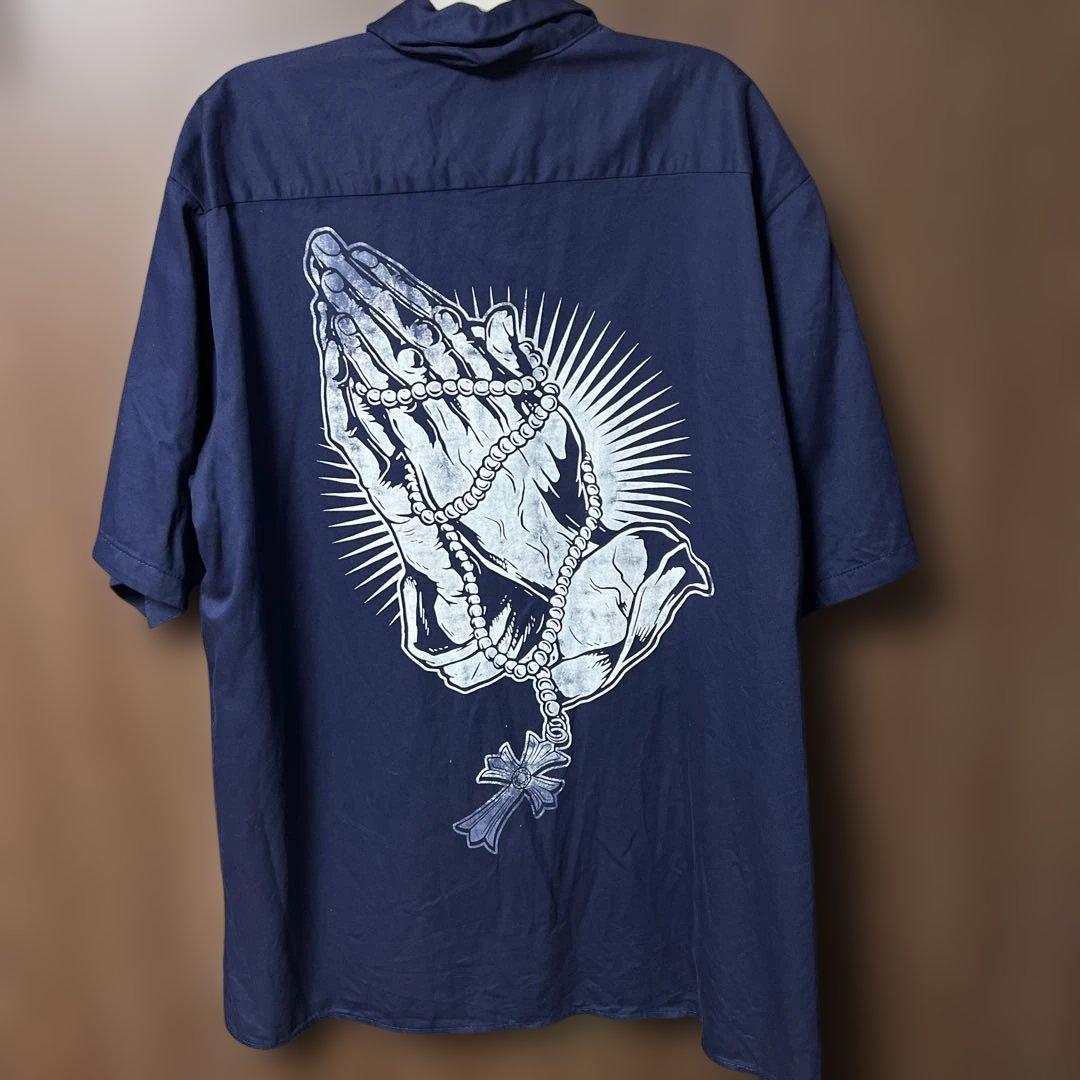 RED KAP 3XL ネイビー ワークシャツ 祈りの手　いっちゃんさん専用