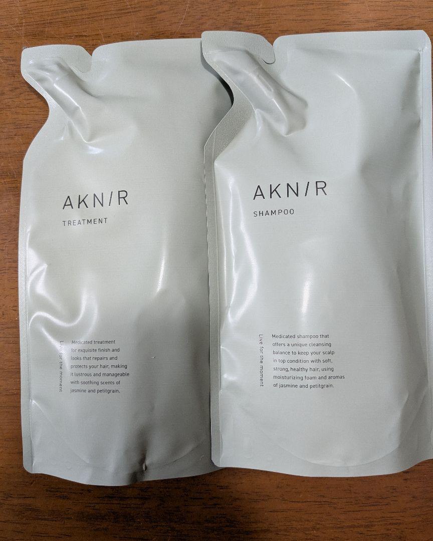 AKNIR 薬用シャンプー＆トリートメントセット（詰替用)