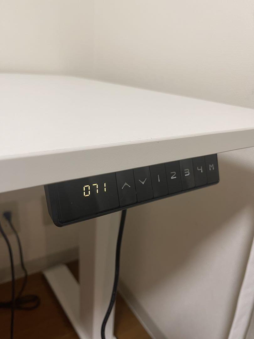 美品 昇降式デスク 電動 ゲーミングデスク 2023年12月納品