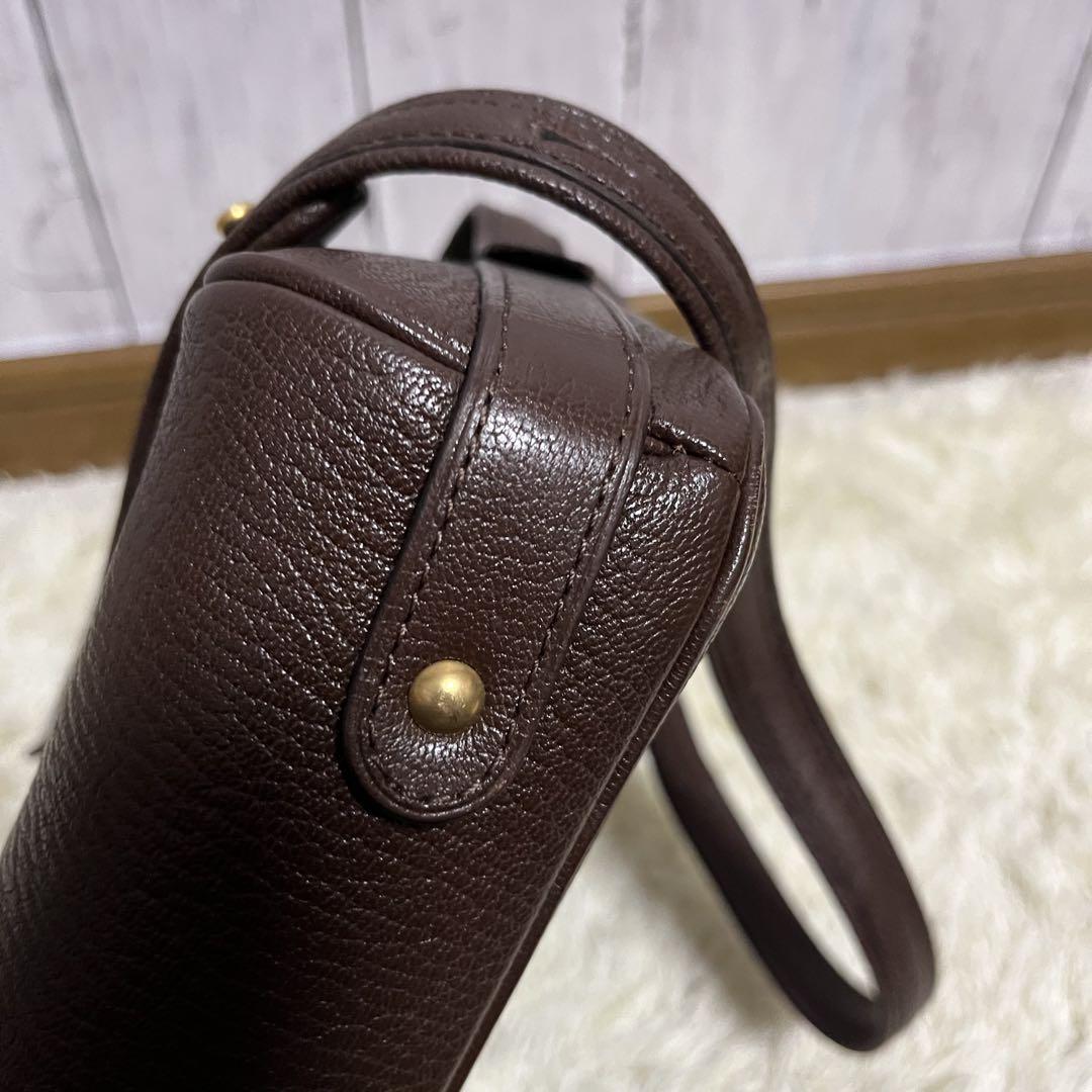 DELVAUX デルヴォー D金具 レザー ショルダーバッグ ヴィンテージ