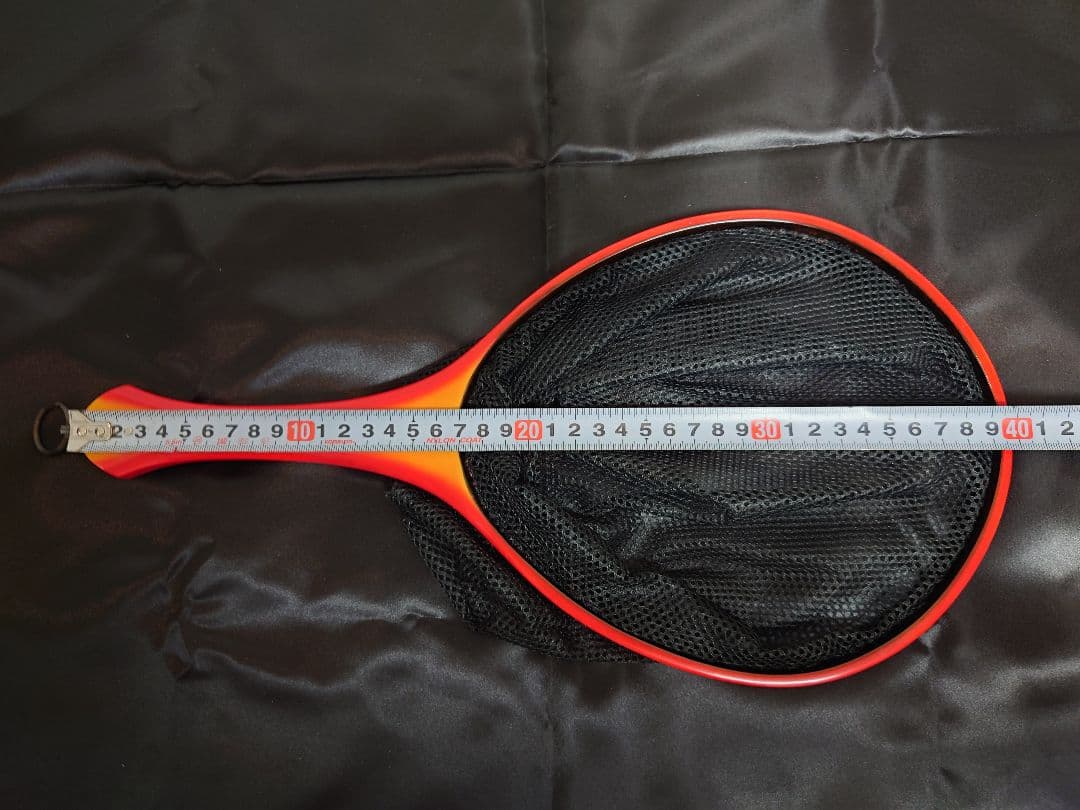 木製小型タモ網 (塗装 チェリー) 木製小型タモ網 (塗装 チェリー)